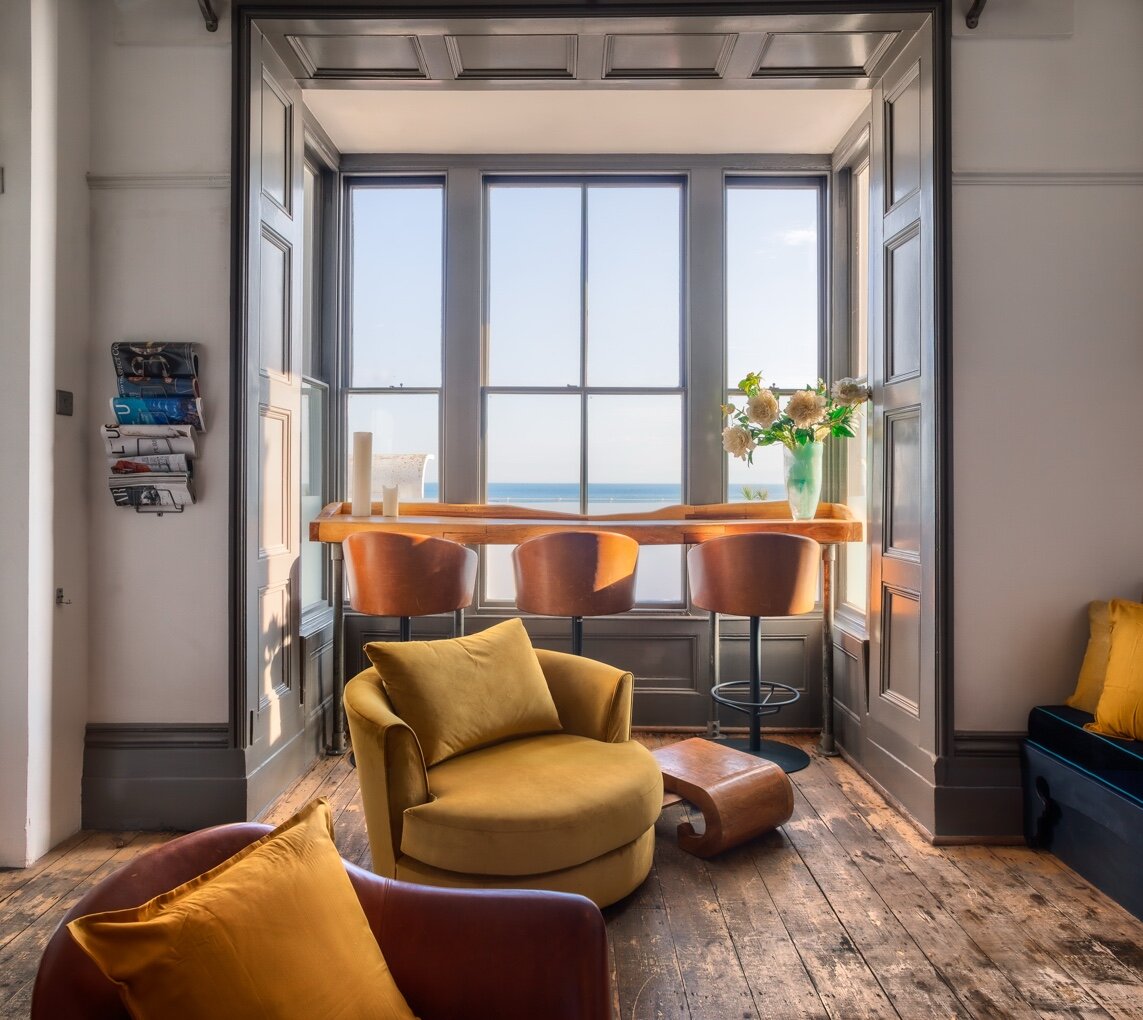 Sea view from Zanzibar House lounge window